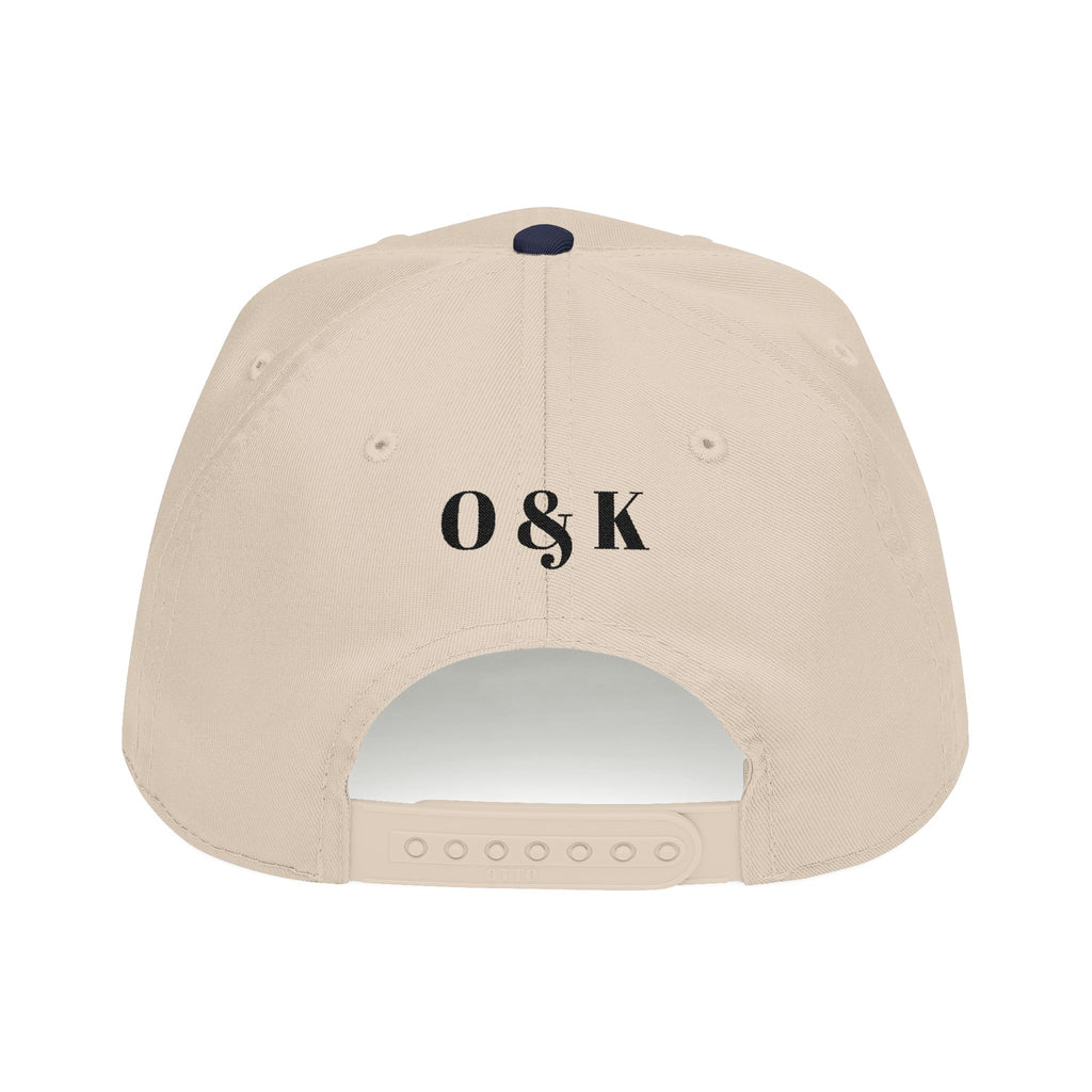 The House of O & K — Mid Profile Structured Embroidered Cap