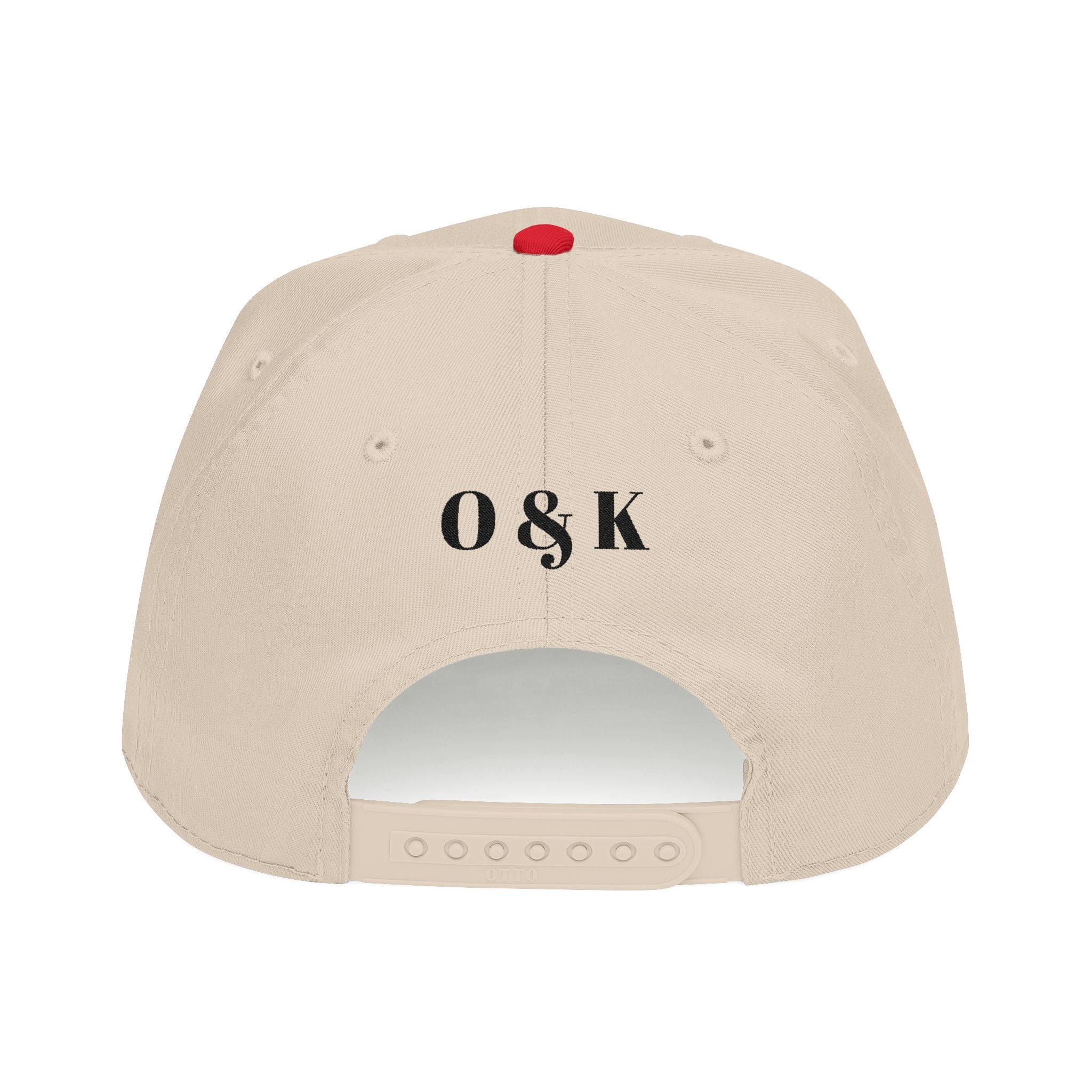 The House of O & K — Mid Profile Structured Embroidered Cap