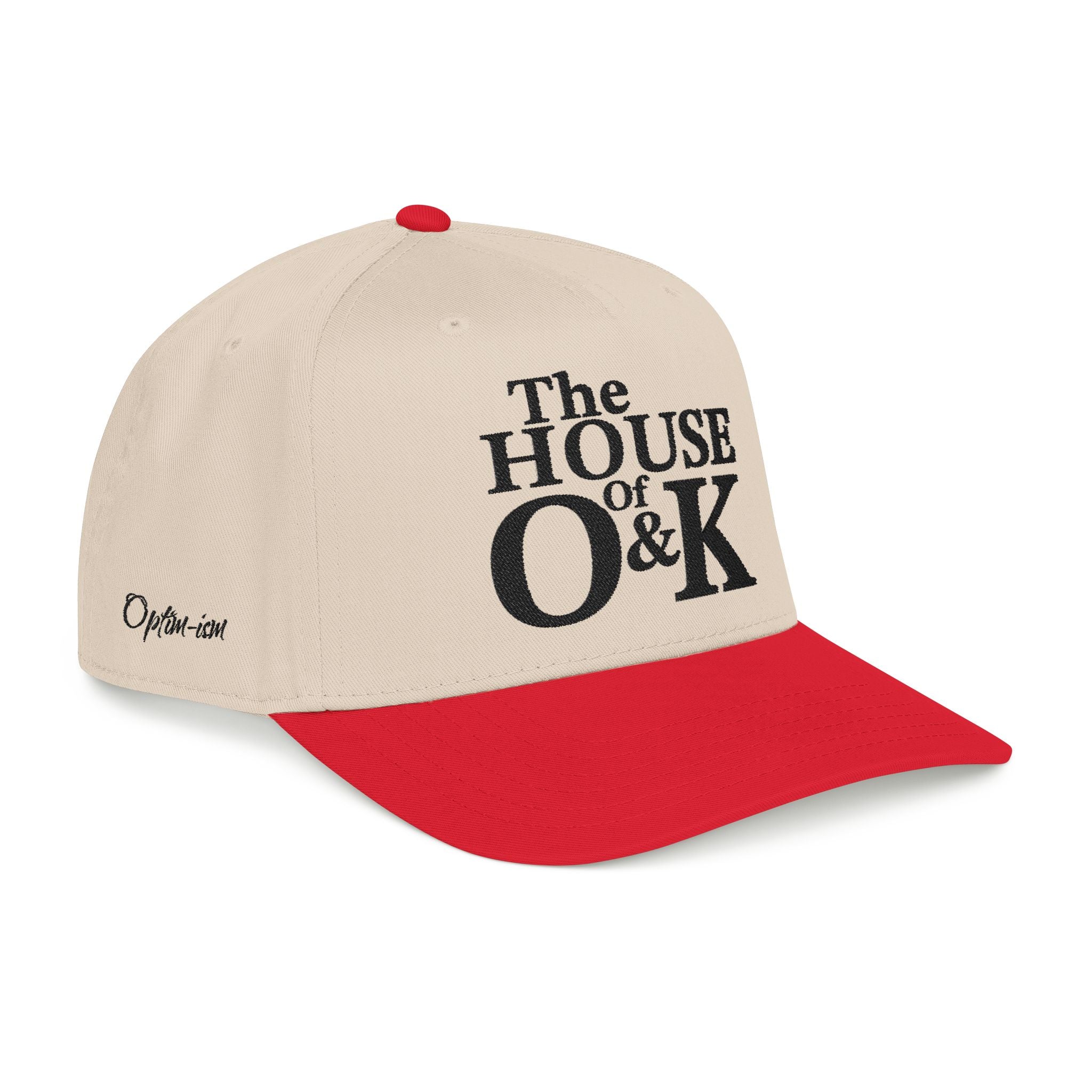 The House of O & K — Mid Profile Structured Embroidered Cap