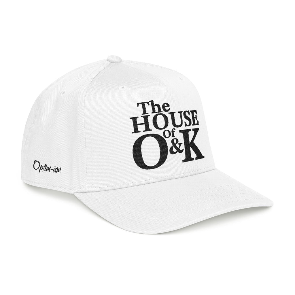 The House of O & K — Mid Profile Structured Embroidered Cap