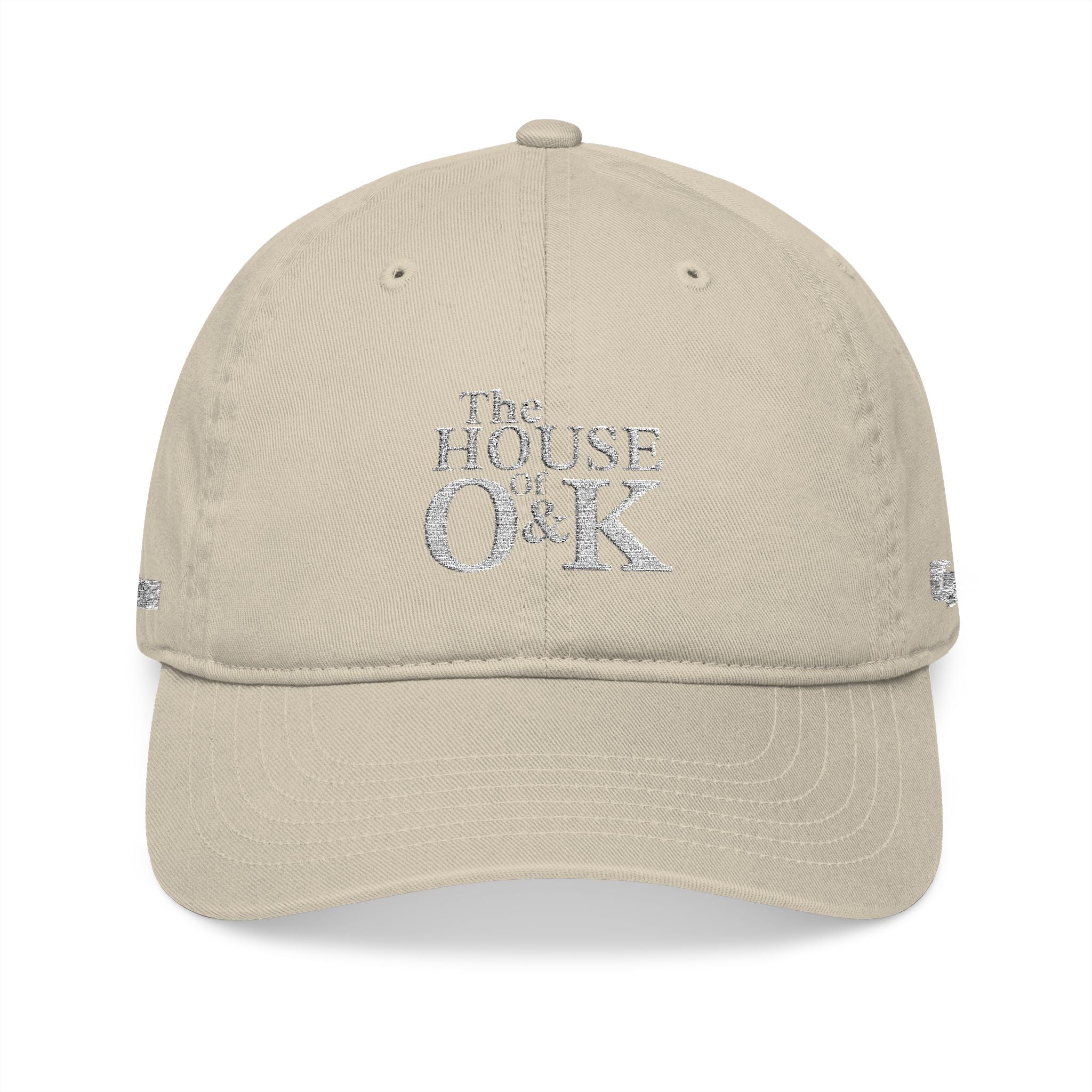 The House of O & K — Organic Embroidered Baseball Cap