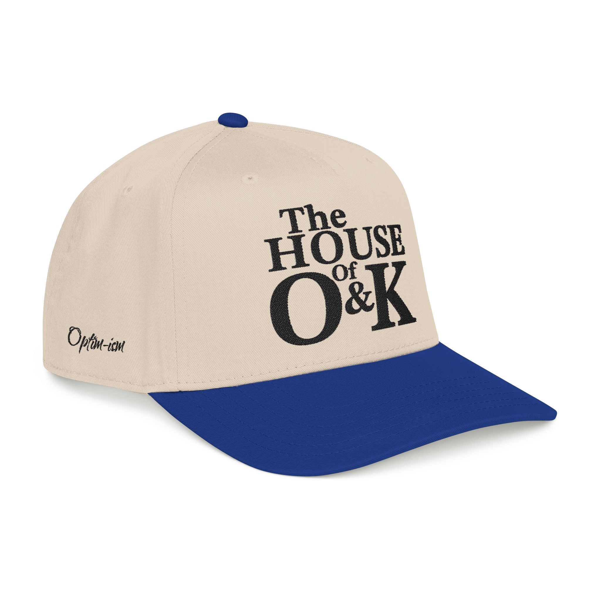 The House of O & K — Mid Profile Structured Embroidered Cap