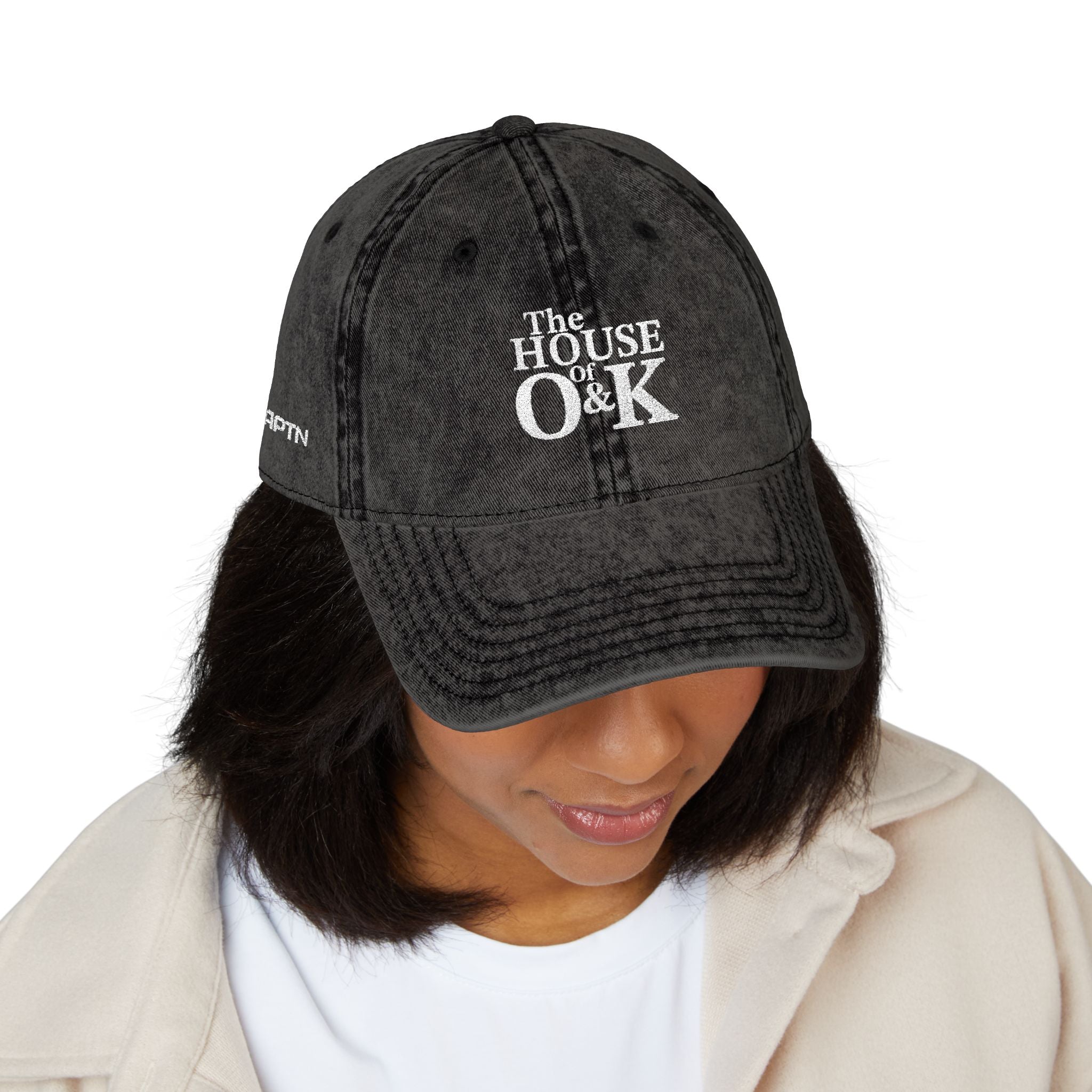 The House of O & K — Vintage Washed Embroidered Cap