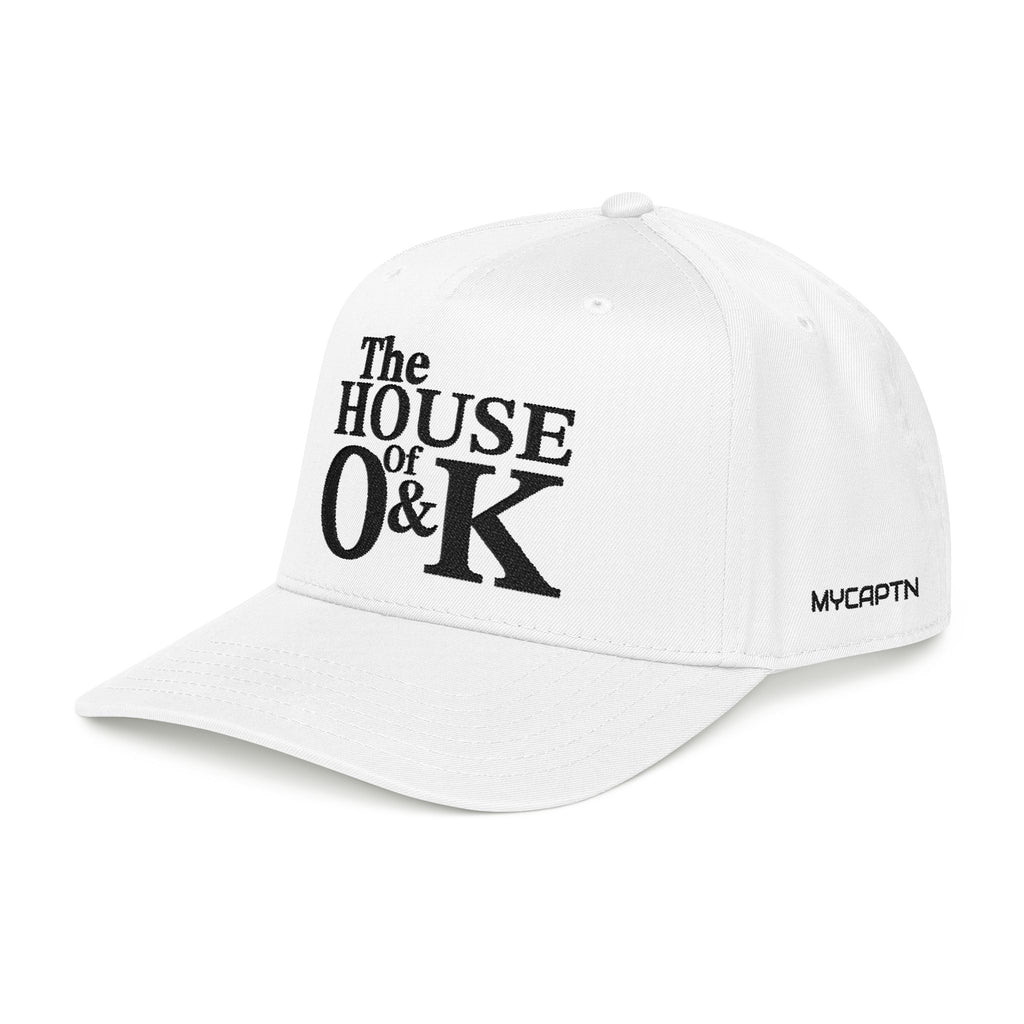 The House of O & K — Mid Profile Structured Embroidered Cap