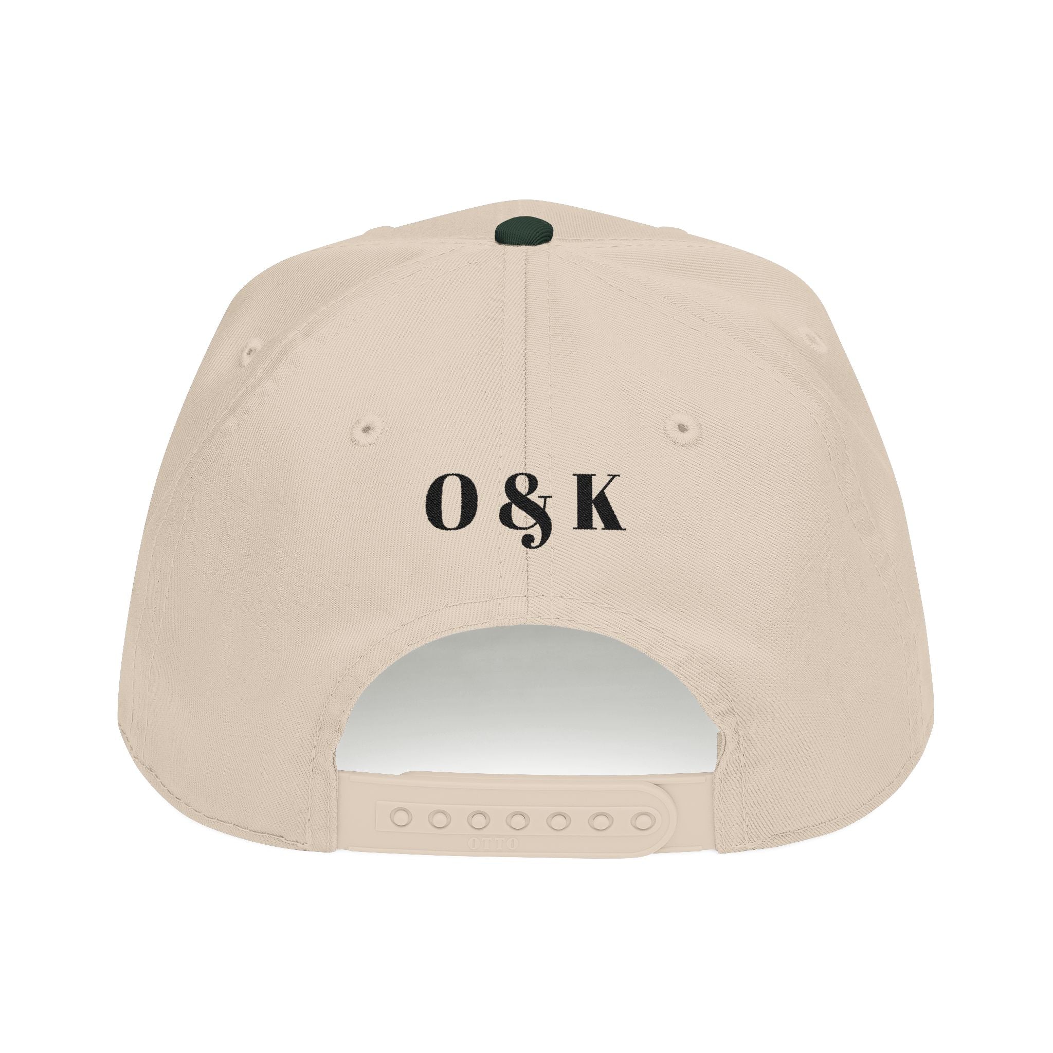 The House of O & K — Mid Profile Structured Embroidered Cap