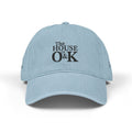 Denim Hat — Embroidered "The House of O&K" Logo Cap