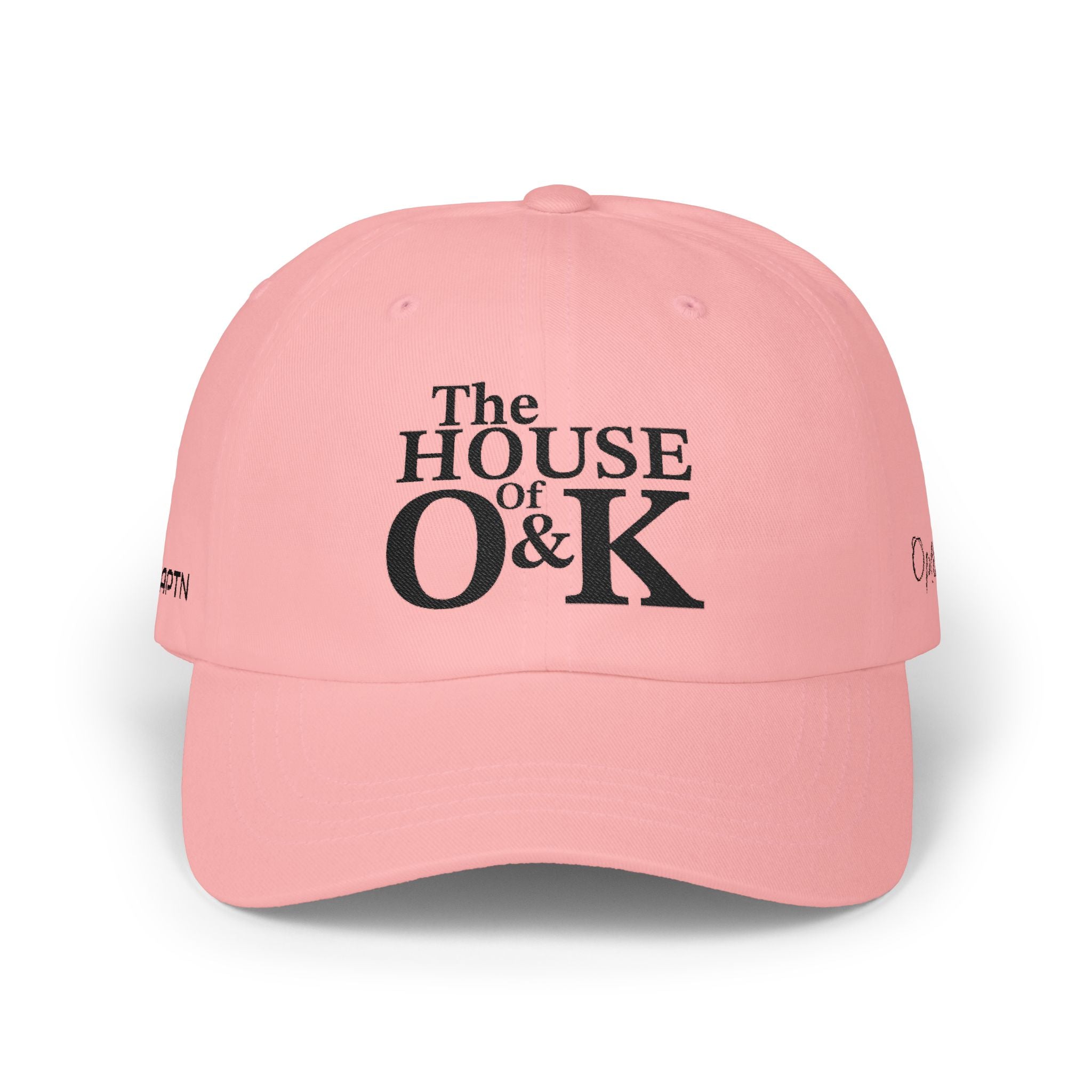 The House of O & K — Embroidered Dad Hat (Black Lettering)