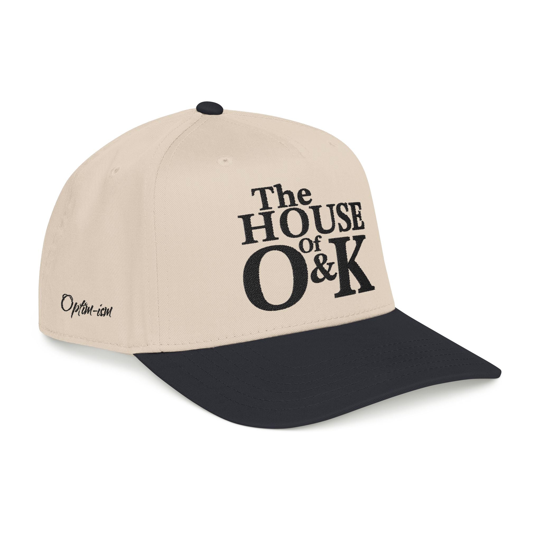 The House of O & K — Mid Profile Structured Embroidered Cap